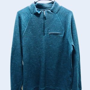 MARC ANTHONY NAVY Quarter Zip, Medium size and very warm.